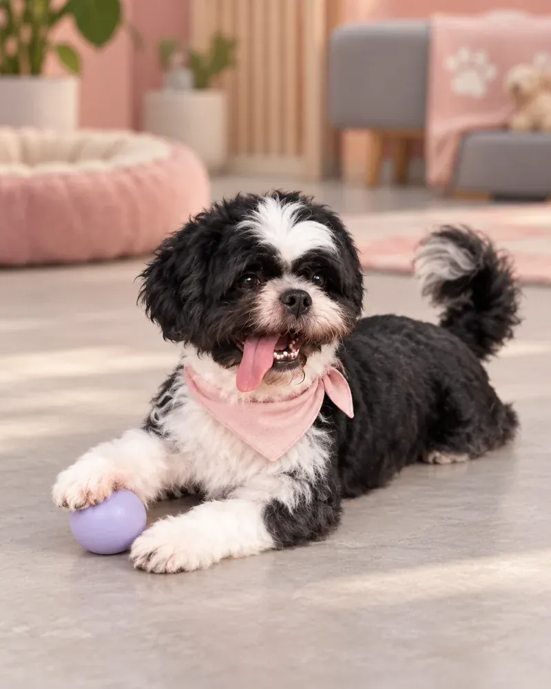 Cachorrinho brincando no day care (imagem ilustrativa)